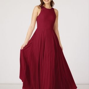 Azazie Lindie Burgundy Dress